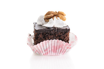 Fresh and Sweet Dessert Cakes Isolated