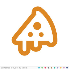 Sticker Icon - Vector file includes all colors