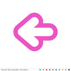 Sticker Icon - Vector file includes all colors