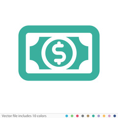 Sticker Icon - Vector file includes all colors