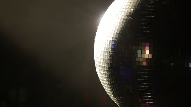Disco mirror ball - nightclub - bar music - light show