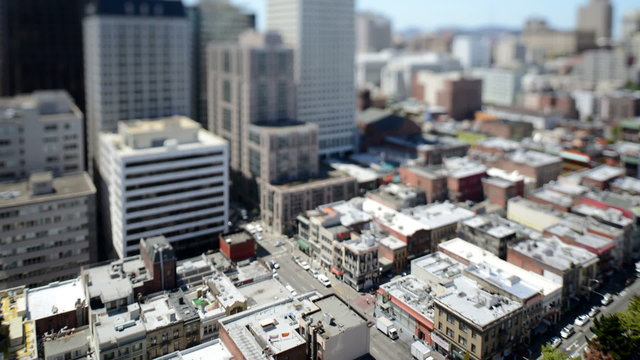 Time Lapse of Traffic In Downtown San Francisco