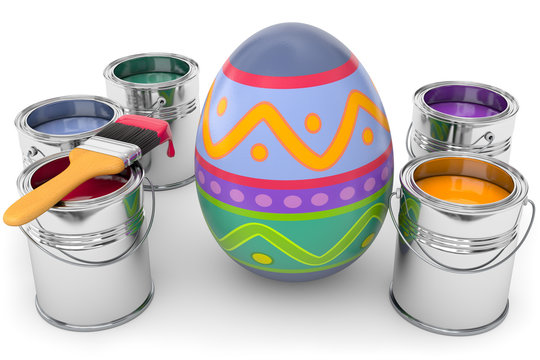 Osterei bemalen