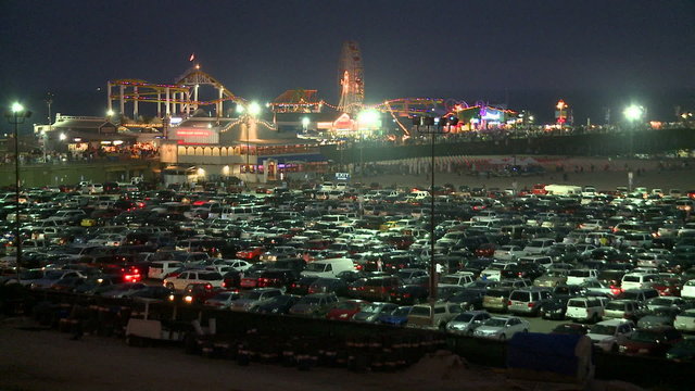 Santa Monica Pier at Night