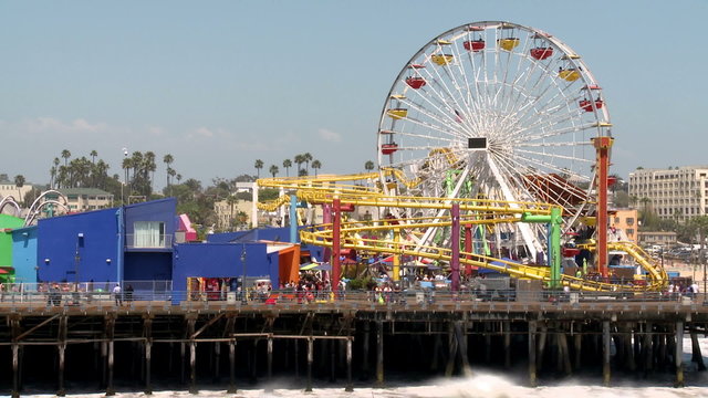 Santa Monica Pier - Time Lapse