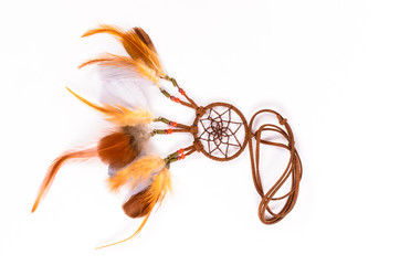 Dream catcher isolated on white background