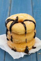 donuts with chocolate