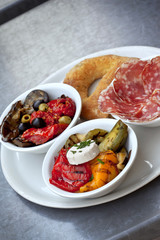 Tapas on a plate