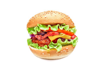 Hamburger isolated