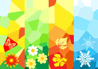 Four season banners