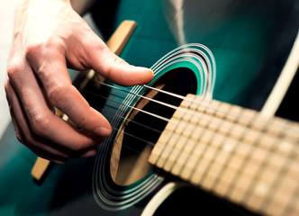 Man playing guitar