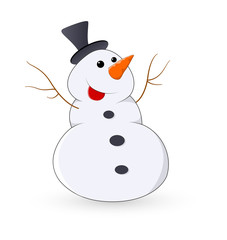 Funny Xmas Snowman