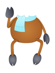 Reindeer Animal Body Vector