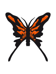 Butterfly painting pattern dark