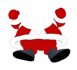 Santa Body Vector