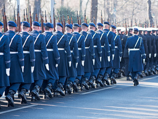 Bundeswehrsoldaten eines Wachregiments