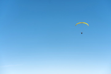 Paragliding on Teide Mountain. Tenerife