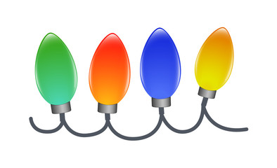 Decorative Vector Colorful Lights
