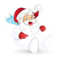 Snowman Santa Character