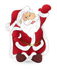 Happy Dancing Santa Claus