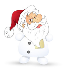 Snowman Santa Character