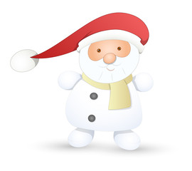 Cute Funny Santa Claus Standing