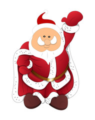 Dancing Santa Claus Character
