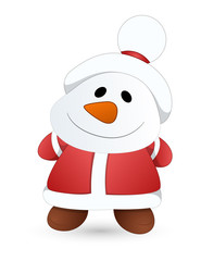 Standing Cute Small Santa