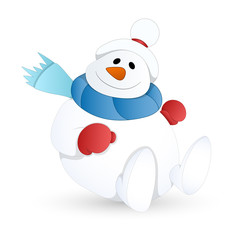 Playing Snowman Character