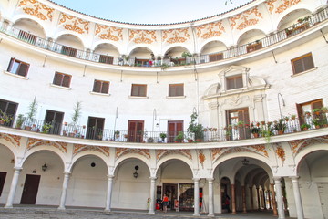 Cabildo square Seville, Andalusia, Spain