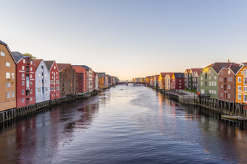 Cityscape of Trondheim, Norway