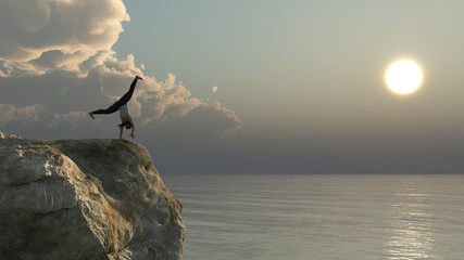 exercise and sunset © juanjo