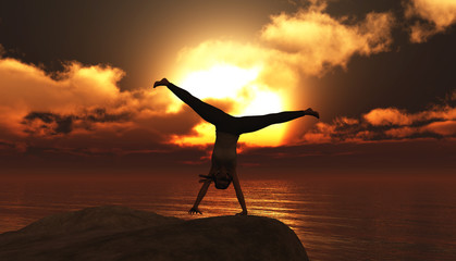 exercise and sunset © juanjo