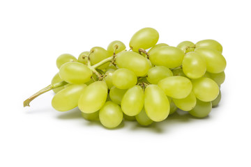 grapes on white