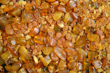 Baltic sea amber