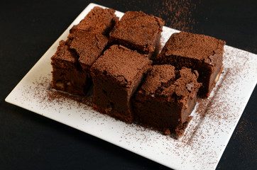 Delicous chocolate brownies