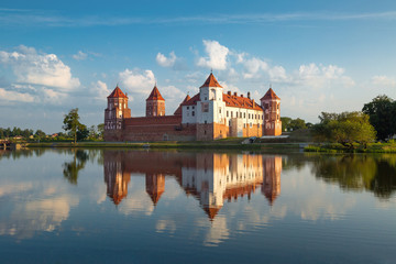Naklejka na ściany i meble Medieval castle in Mir, Belarus
