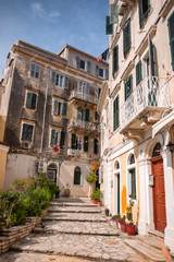 Fototapeta na wymiar city of Corfu