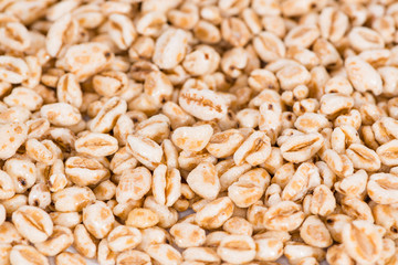 Puffed Wheat background