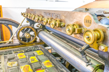 Historische Druckmaschine