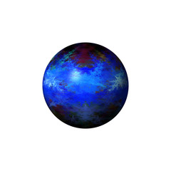 Abstract Blue Globe