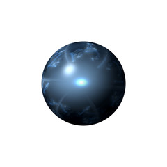 Abstract Blue Globe