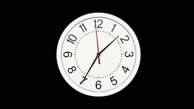 Time Lapse of Standard Time Clock
