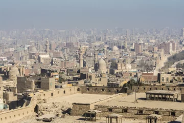  Islamic quarter of Cairo seen from the Saladin Citadel (Egypt) © Noradoa
