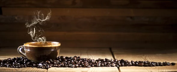 Keuken foto achterwand Koffie Koffie