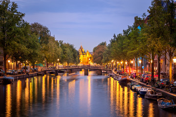 Fototapeta premium Amsterdam, Holandia