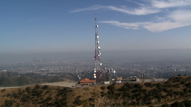 Aerial of Radio / Telecommunications Tower