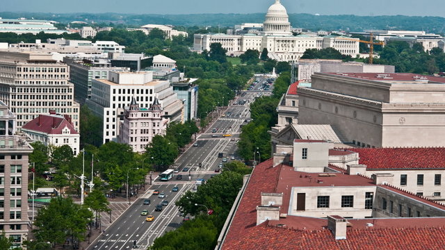Washington DC -  Capital Building  - Time Lapse 