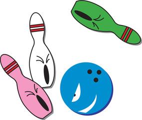 Fototapeta premium 볼링이미지