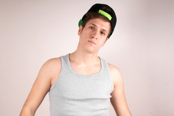 Hip hop boy portrait